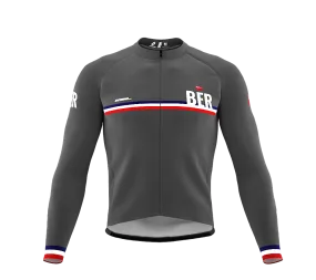 ScudoPro Pro Thermal Long Sleeve Cycling Jersey Country CODE Bermuda Gray | Men and Women