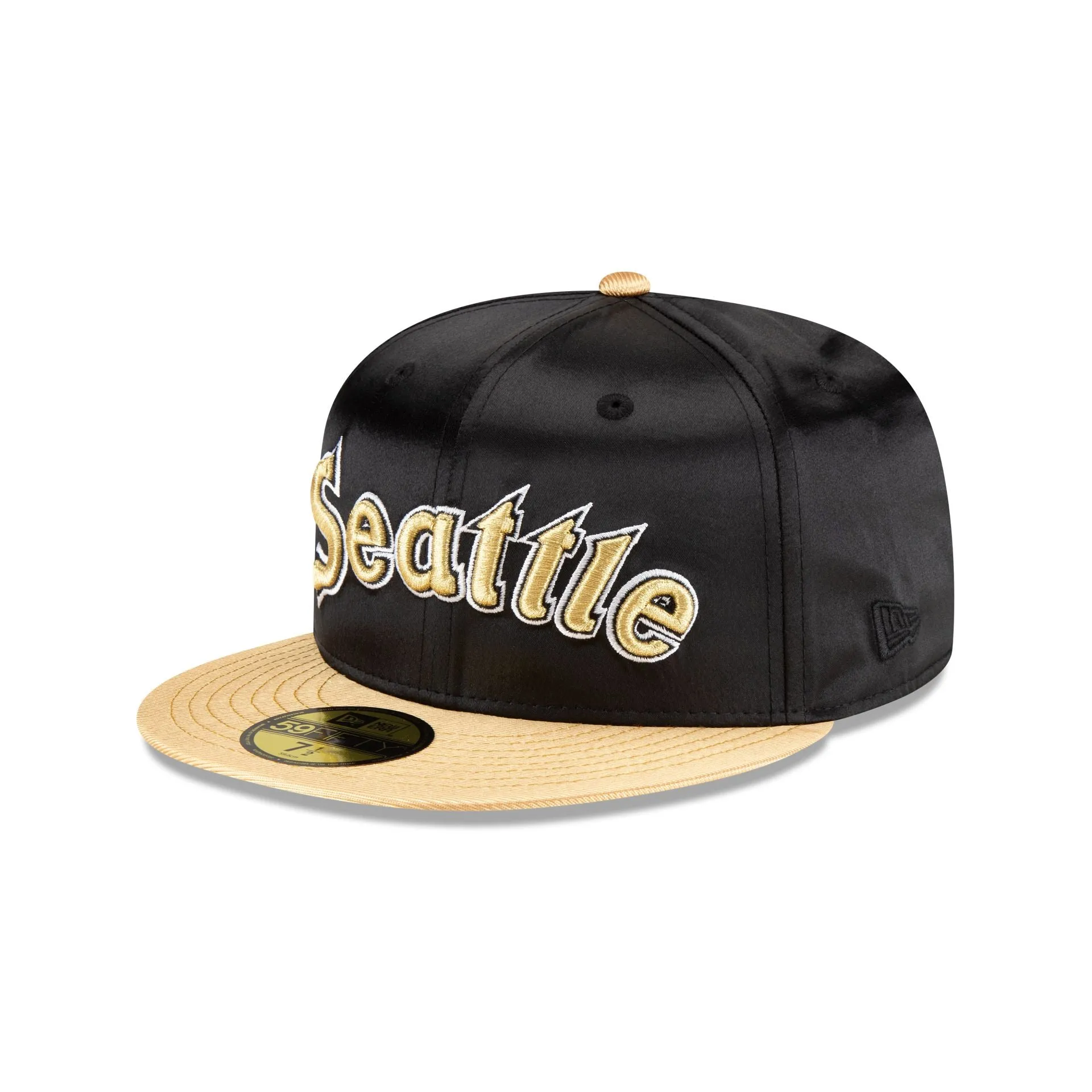 Seattle Mariners Metallic Gold 59FIFTY Fitted Hat