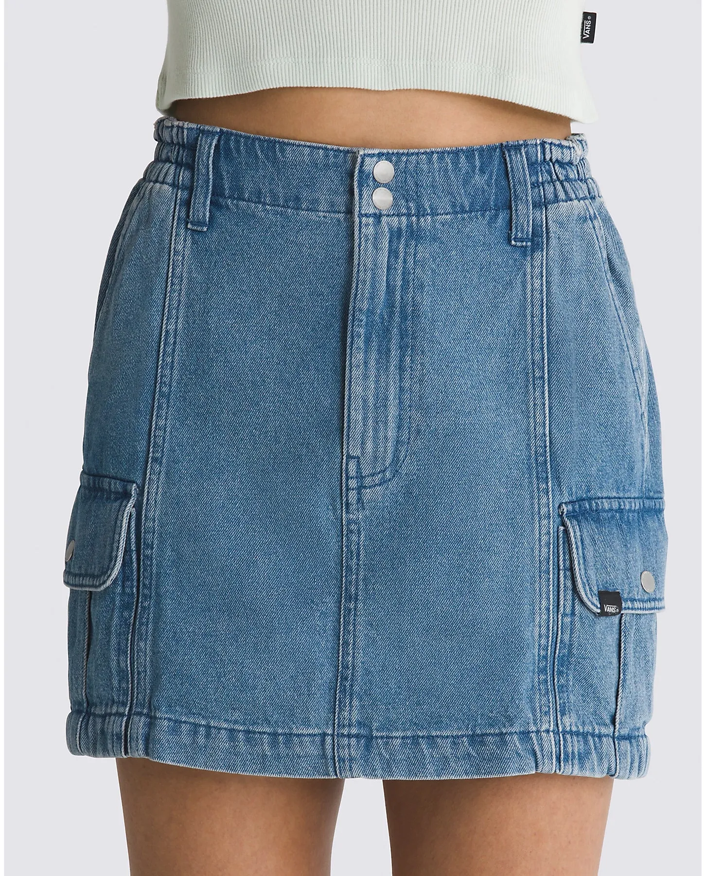 SIDEWALK DENIM SKIRT-