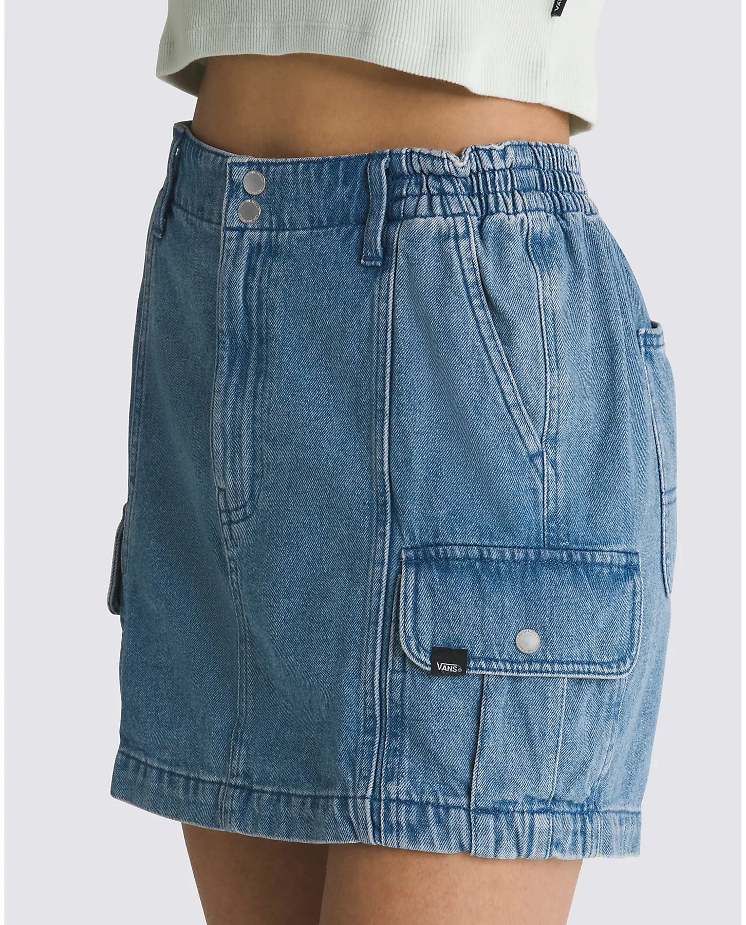 SIDEWALK DENIM SKIRT-