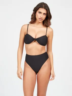 Simply Seamless Retro Bikini Bottom - Black