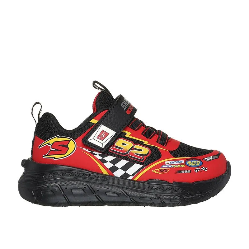 Skechers Kids' Skech Tracks Infant Trainers Black / Red - SS24