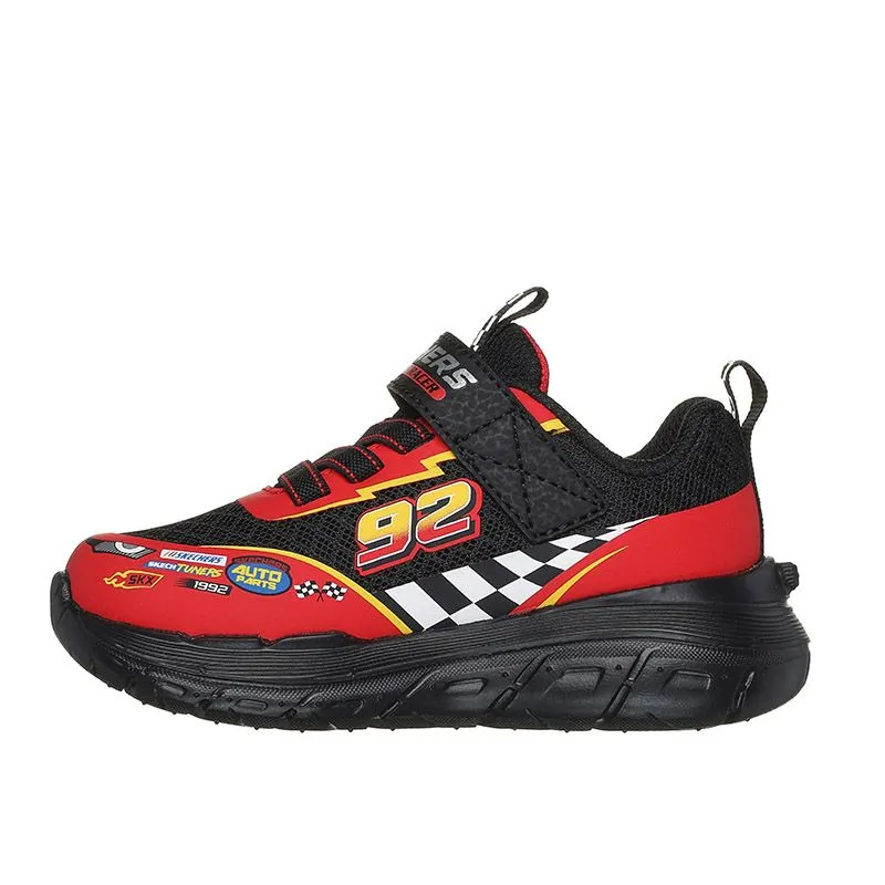 Skechers Kids' Skech Tracks Infant Trainers Black / Red - SS24