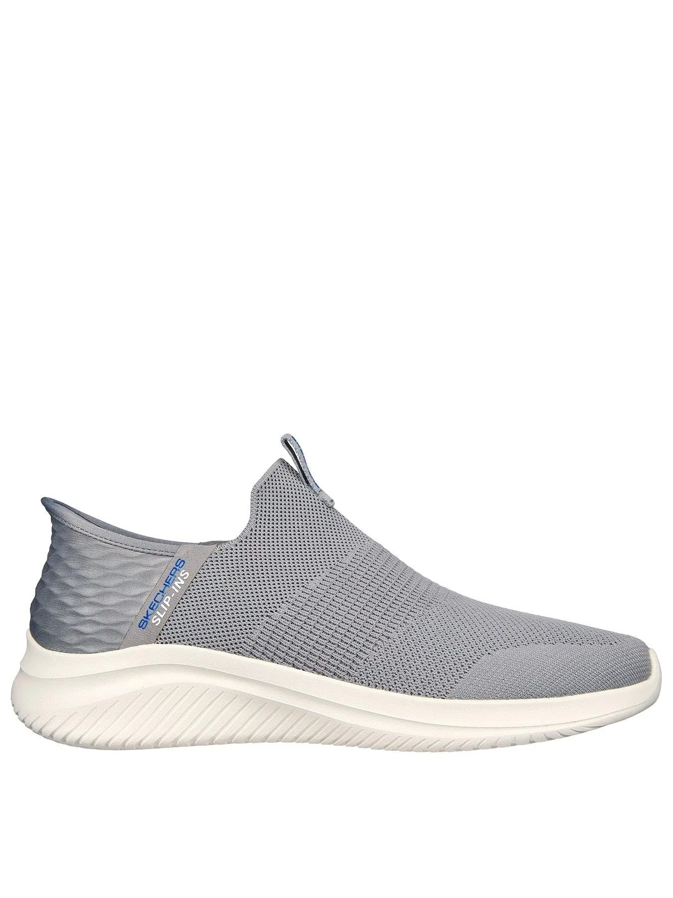 Skechers Slip-Ins Ultra Flex 3.0 Stretch Knit Trainers - Grey