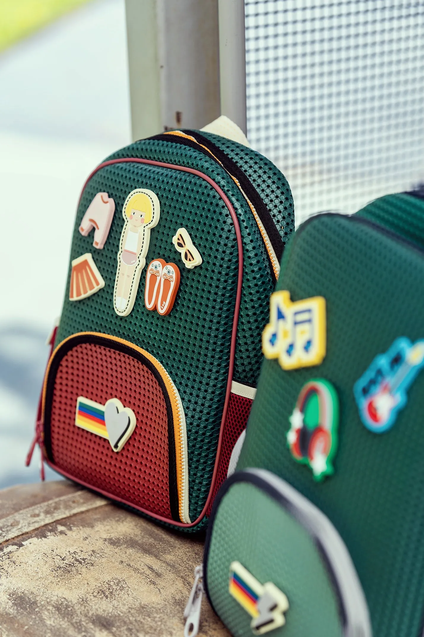 Starter Backpack Artist Green with Nimix London Set