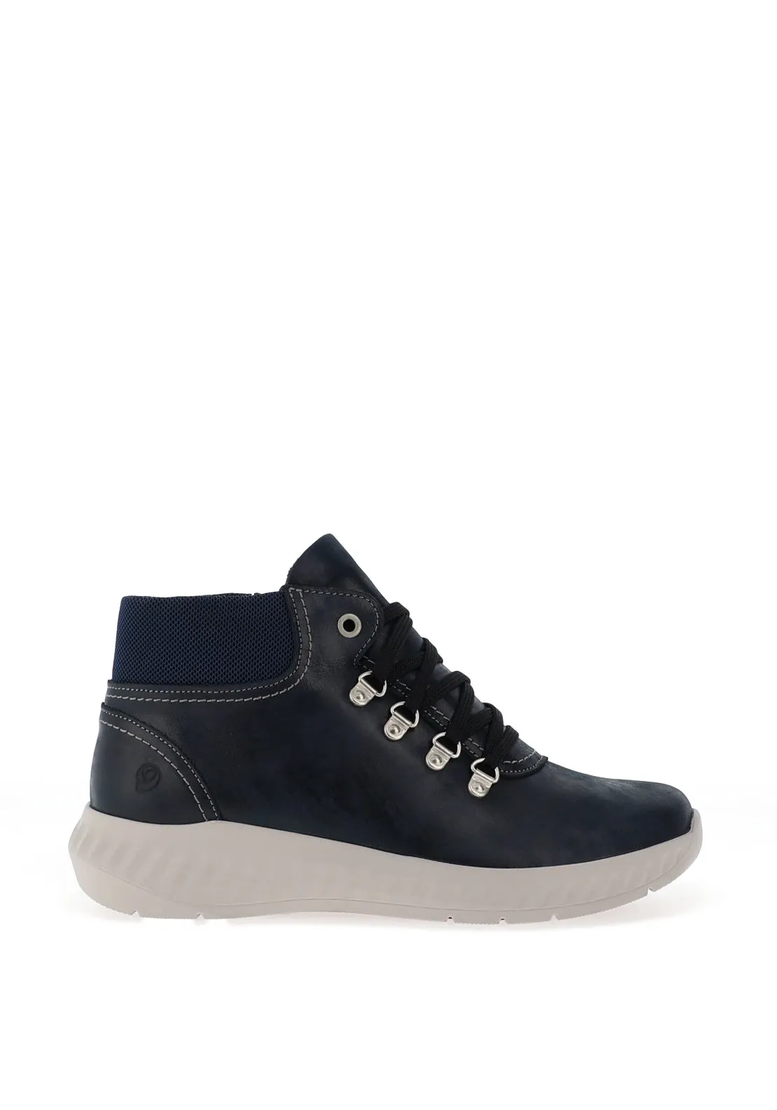 Suave Jing Lace Up Shoes, Navy