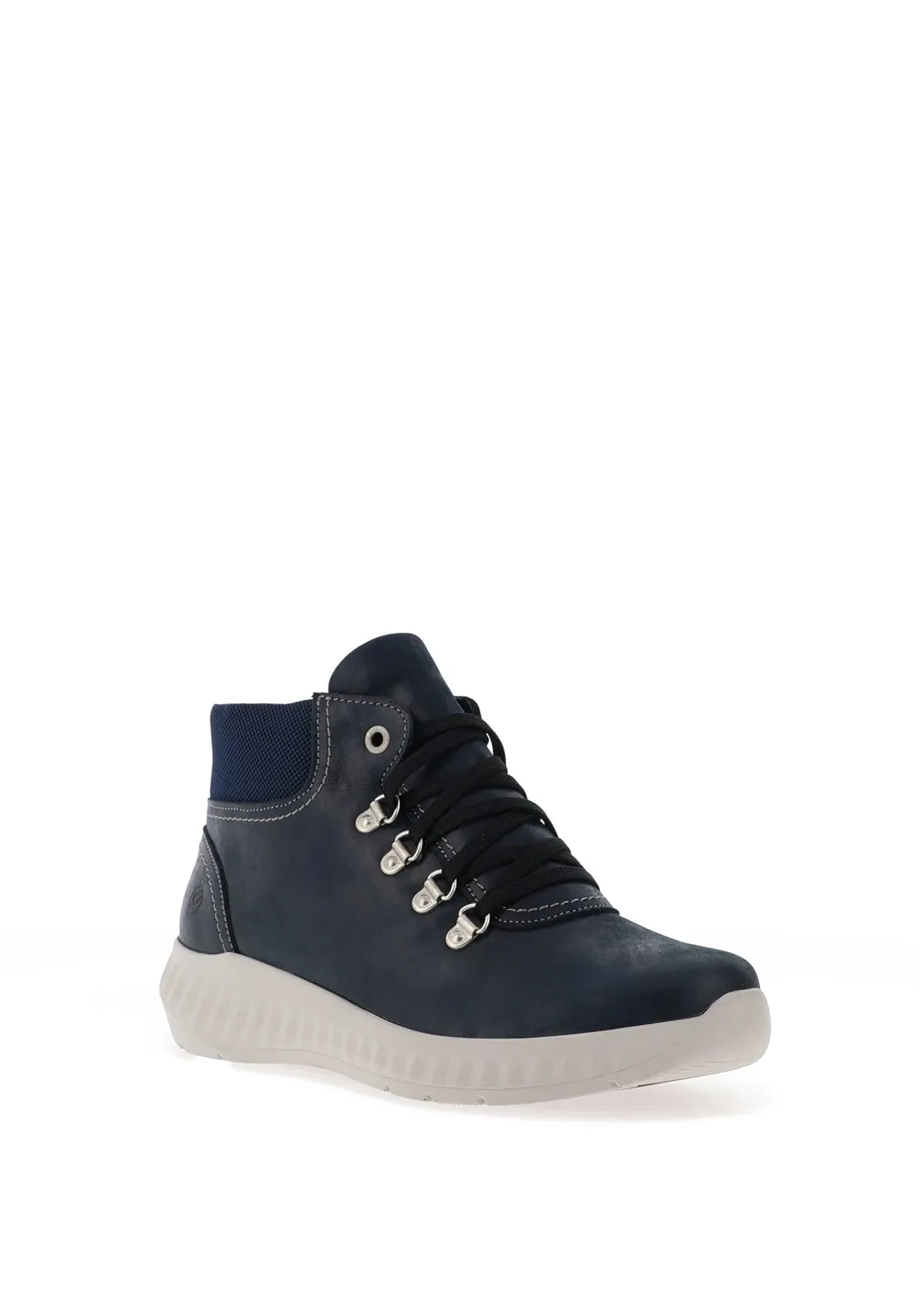 Suave Jing Lace Up Shoes, Navy