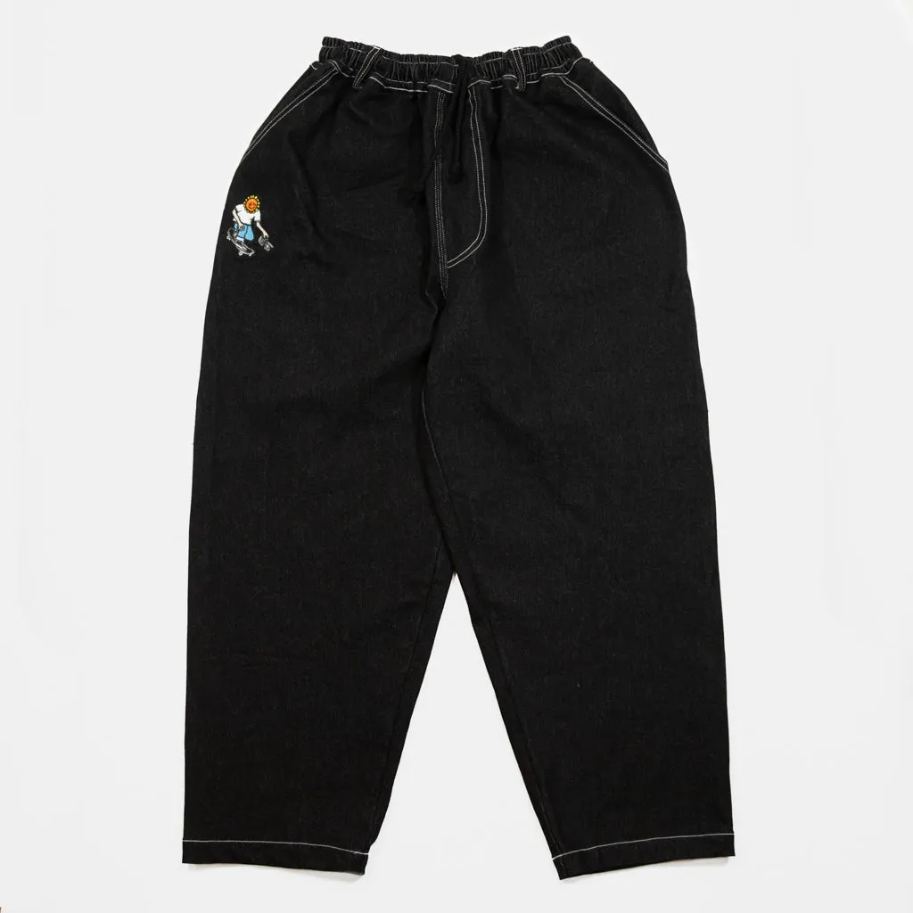 Televisi Star - Baggy OG Trousers - Black / White