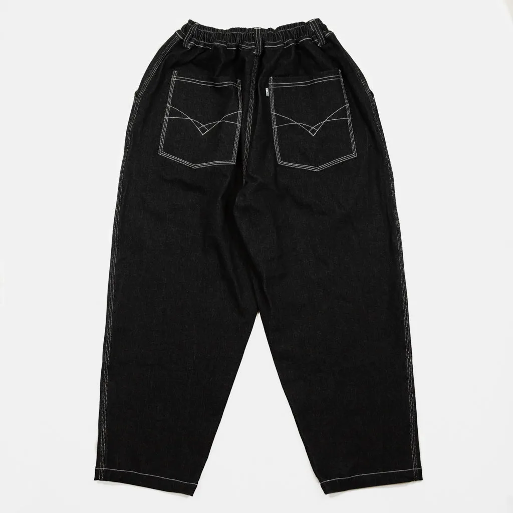 Televisi Star - Baggy OG Trousers - Black / White