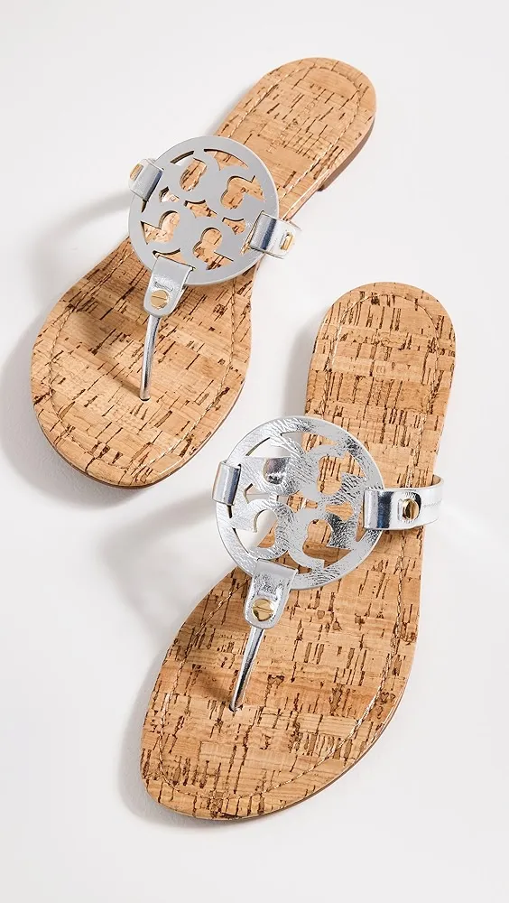 Tory Burch   Miller Sandals with Rivits + Handtack Stitch 