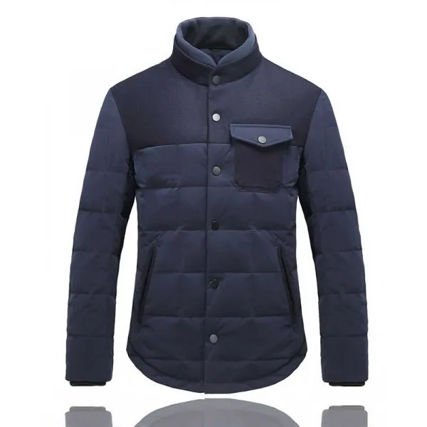 Two tone Padded jacket for men with Chest pocket