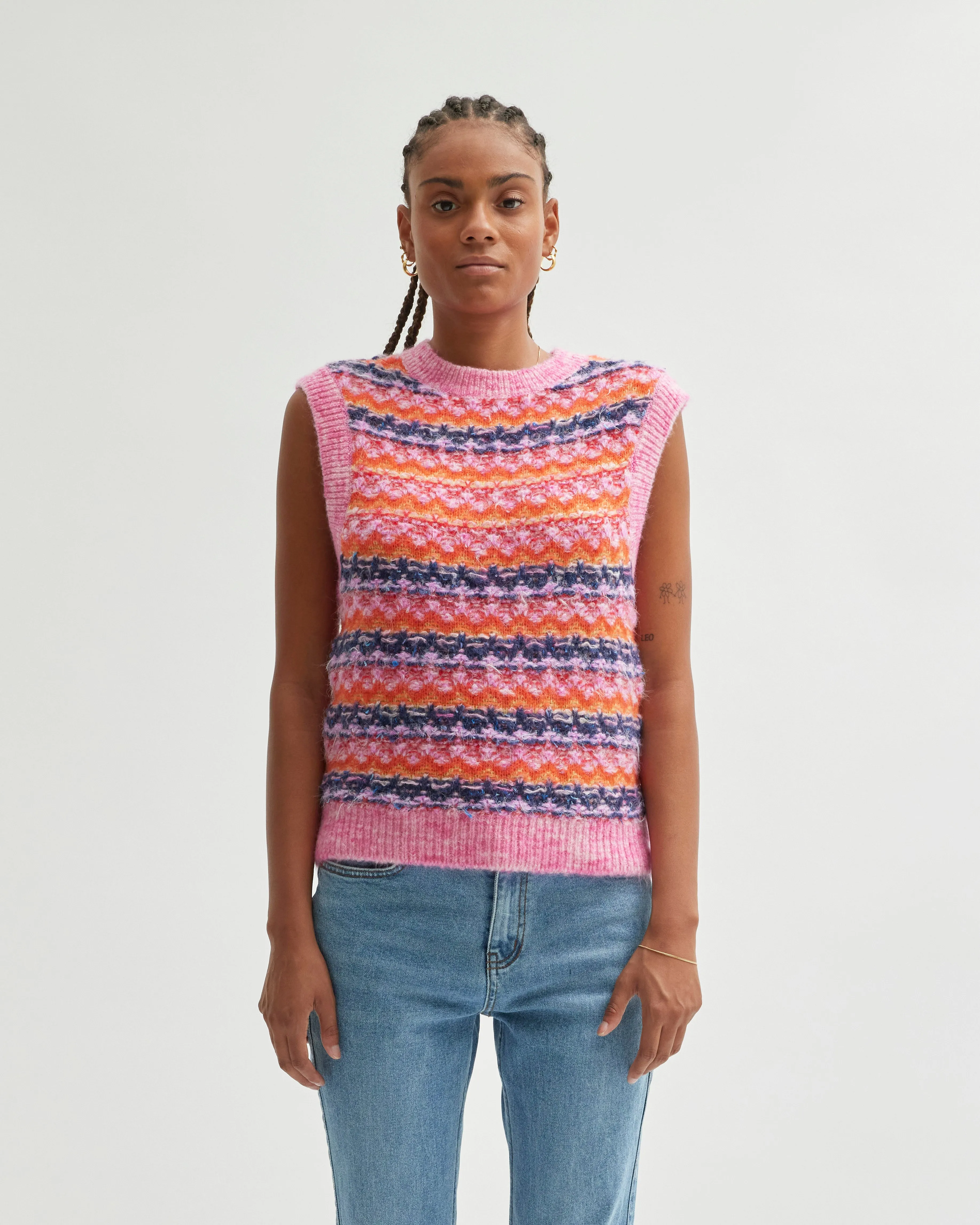 Unisex Candy Crewneck Vest