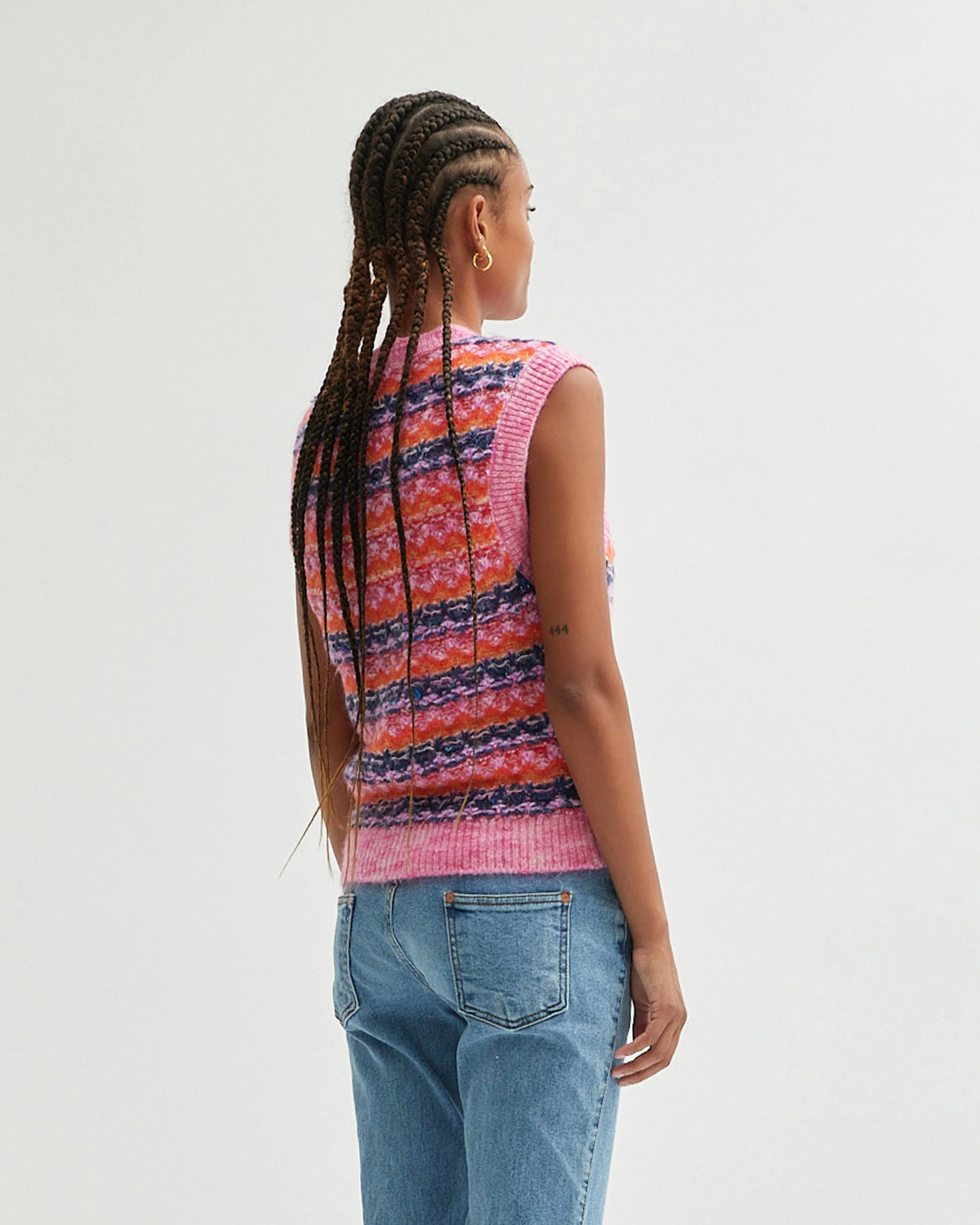 Unisex Candy Crewneck Vest