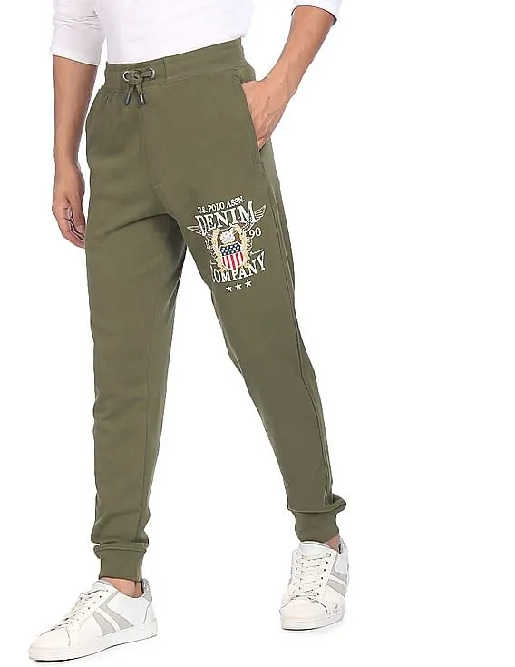 U.S. Polo Assn. Mid Rise Drawstring Waist Joggers