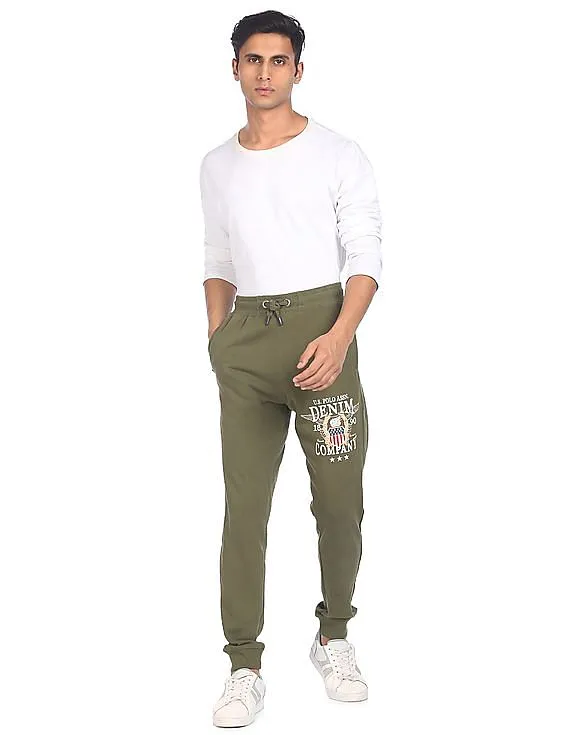 U.S. Polo Assn. Mid Rise Drawstring Waist Joggers