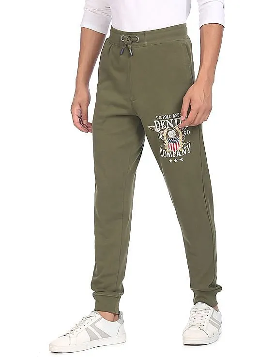 U.S. Polo Assn. Mid Rise Drawstring Waist Joggers