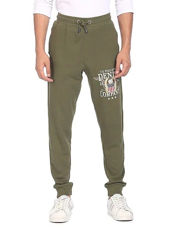 U.S. Polo Assn. Mid Rise Drawstring Waist Joggers