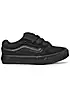 Vans Kids Black Suede & Mesh Caldrone Trainers