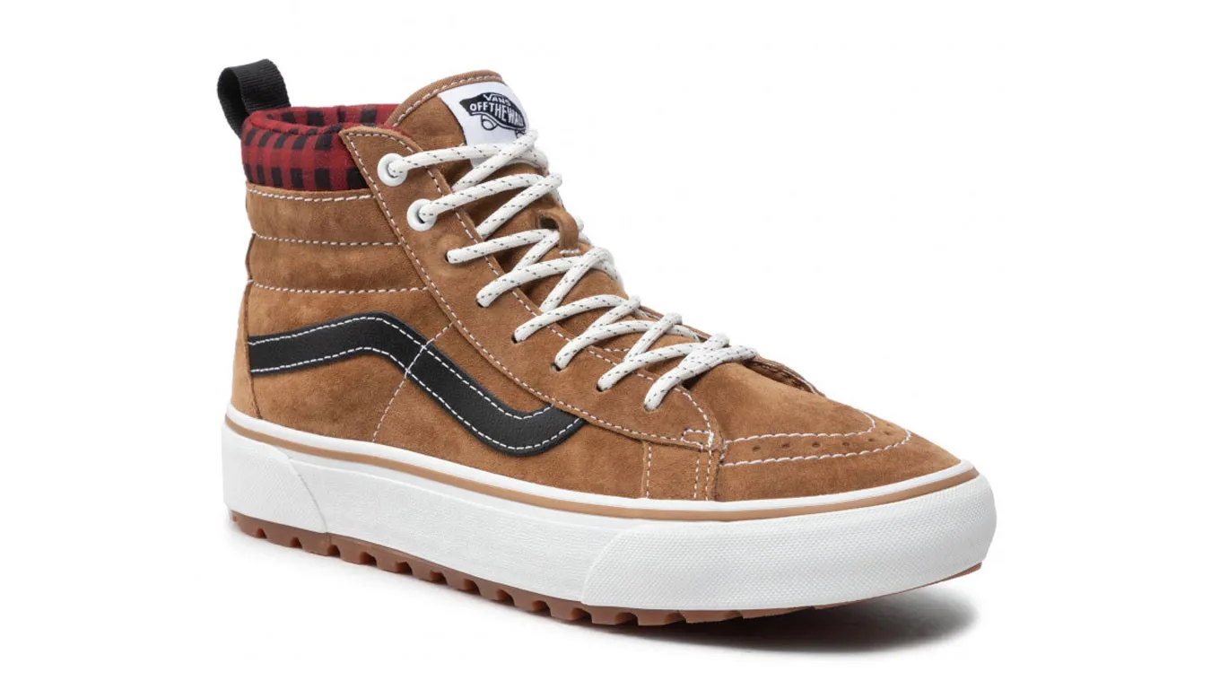 Vans SK8-HI MTE-1 Plaid Brown