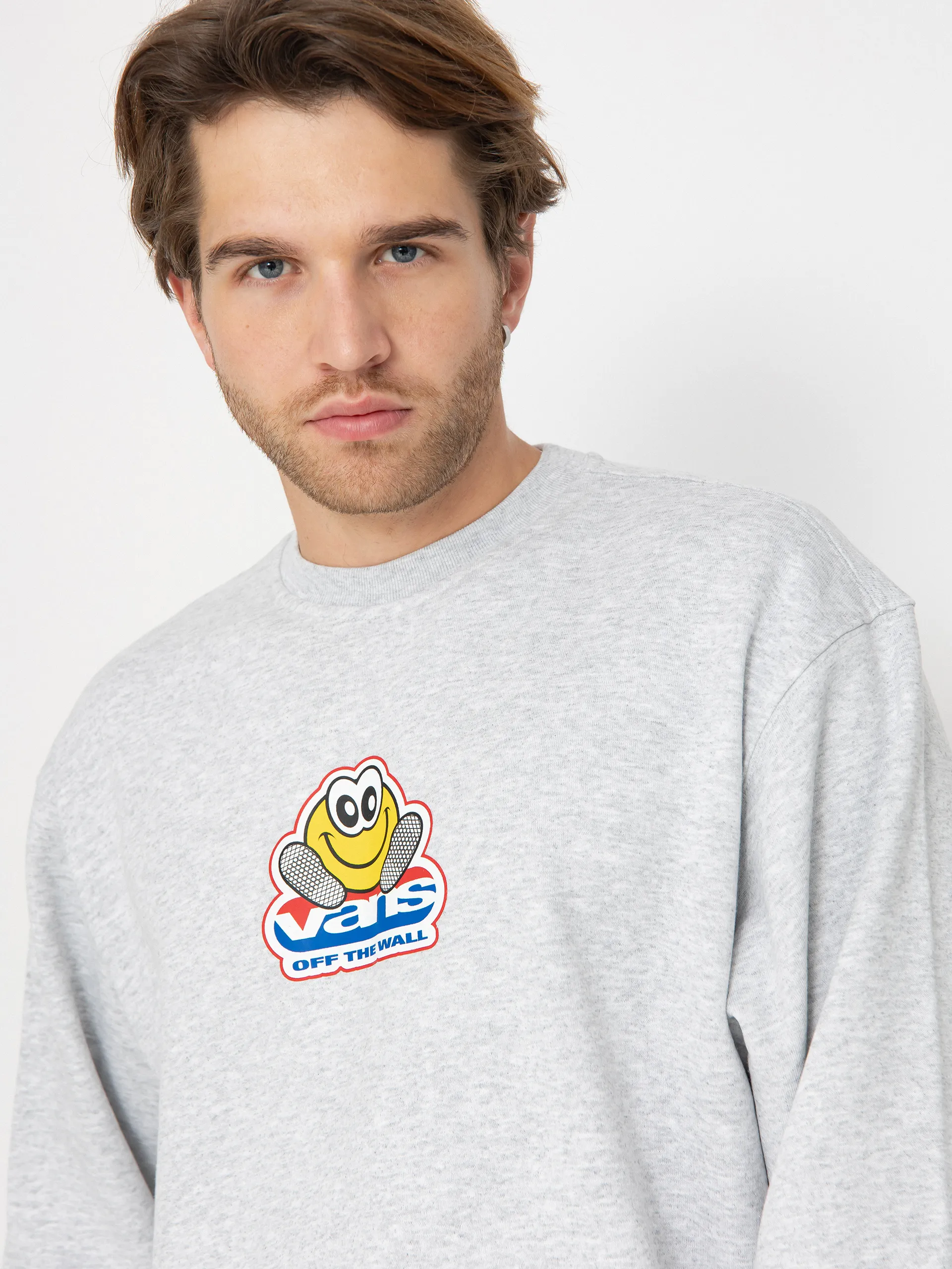 Vans Soles Loose Crew Sweatshirt (light grey heather)