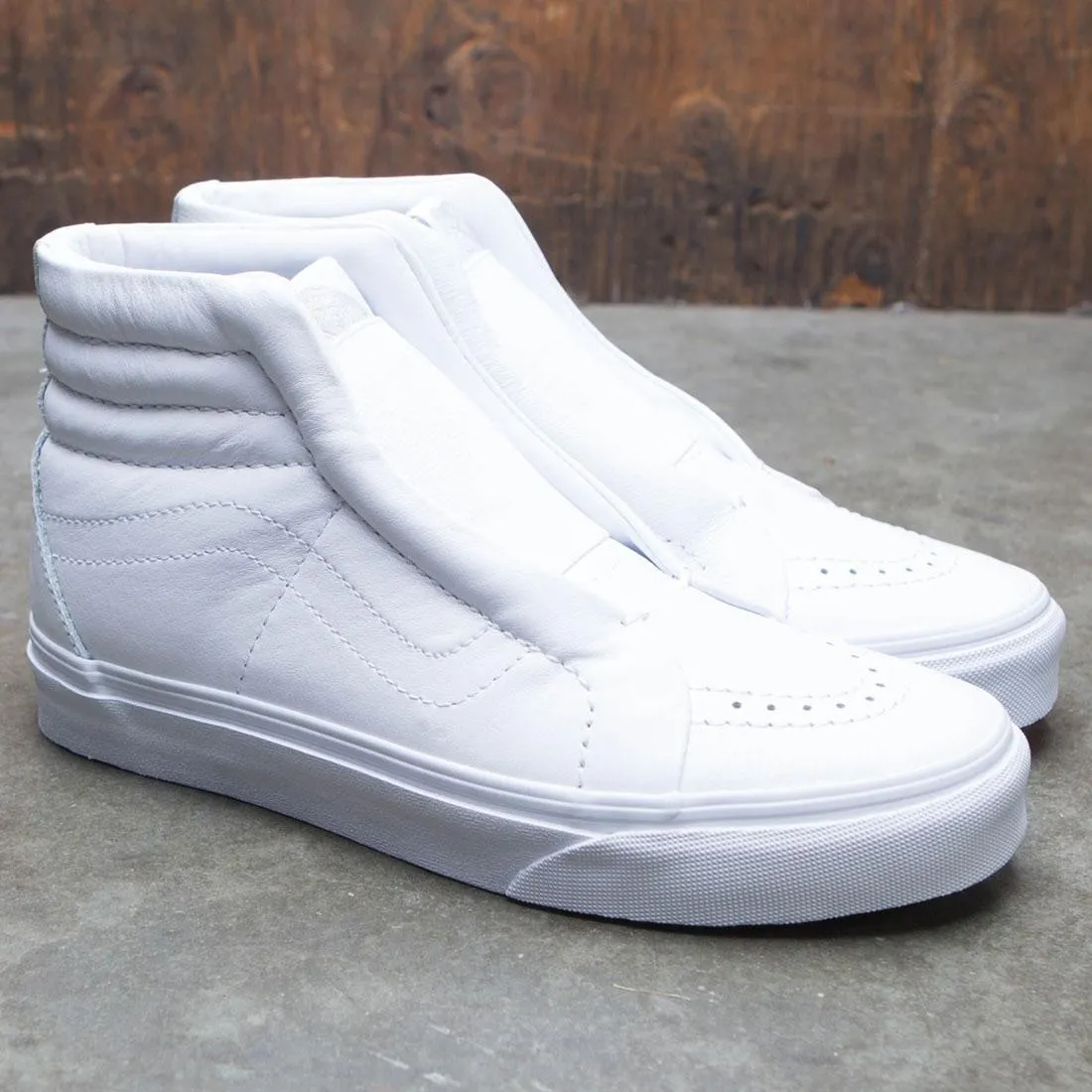 Vans Women SK8-Hi Reissue Laceless Leather (white)