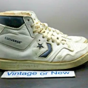 VTG 80's 1984 Converse Startech White Navy Blue Dr.J Bas...