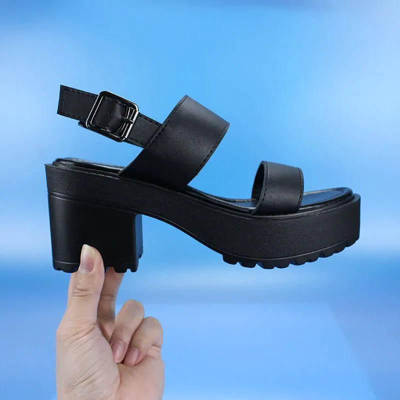 Women's Gothic Punk Open-toe Platform Sandals