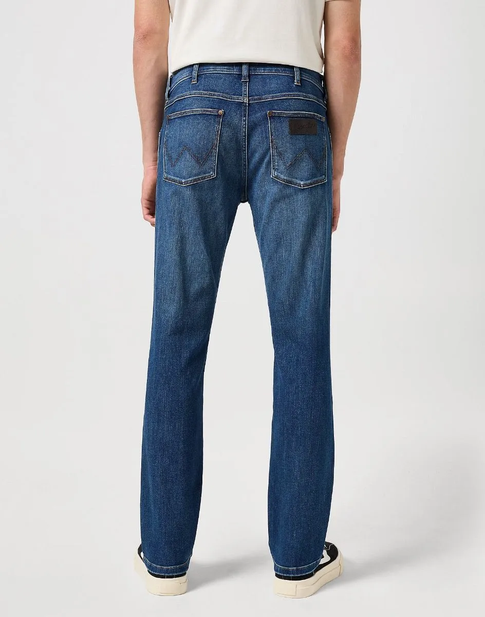 Wrangler Greensboro Straight Denim Jeans Hare