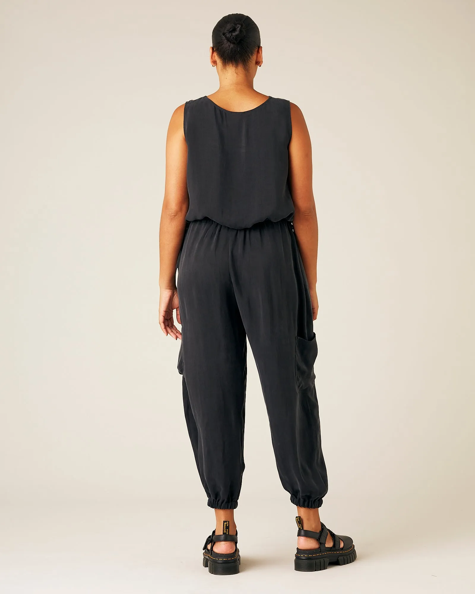 Yoli Cupro Trousers - Black